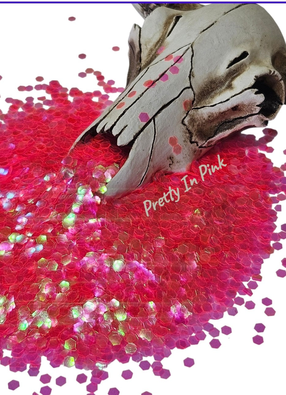 "Pretty In Pink" Iredesant Chunky Glitter