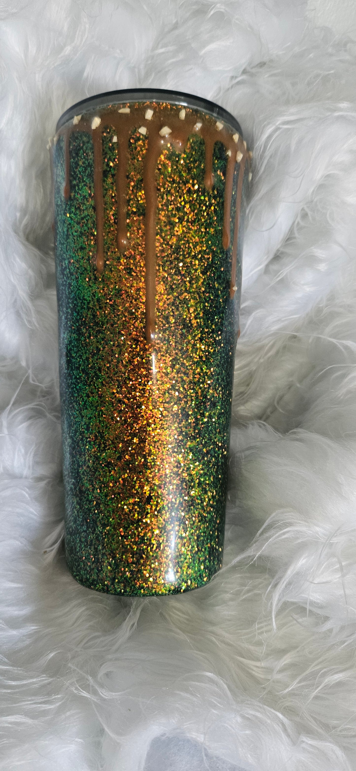 22oz Green Caramel Apple Tumbler
