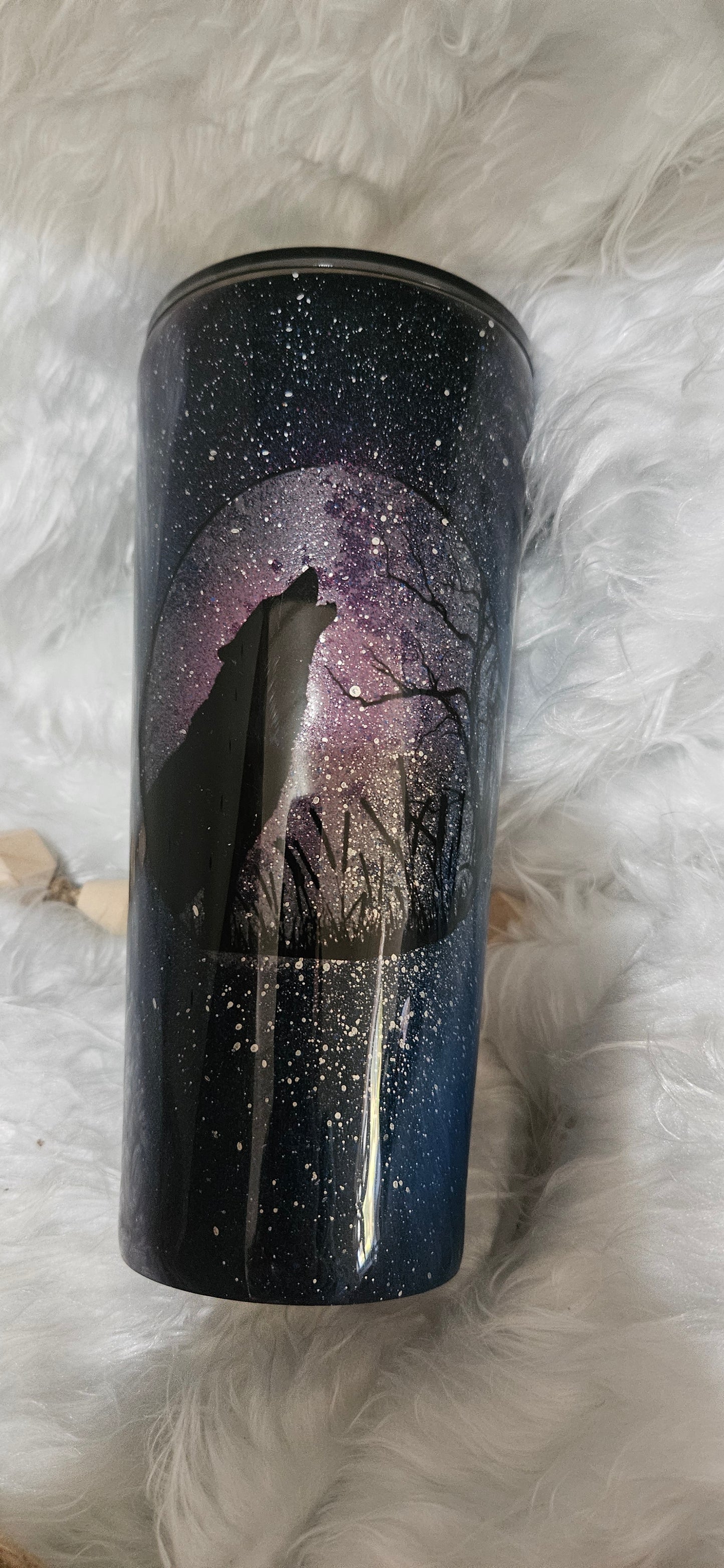 24oz wolf tumbler