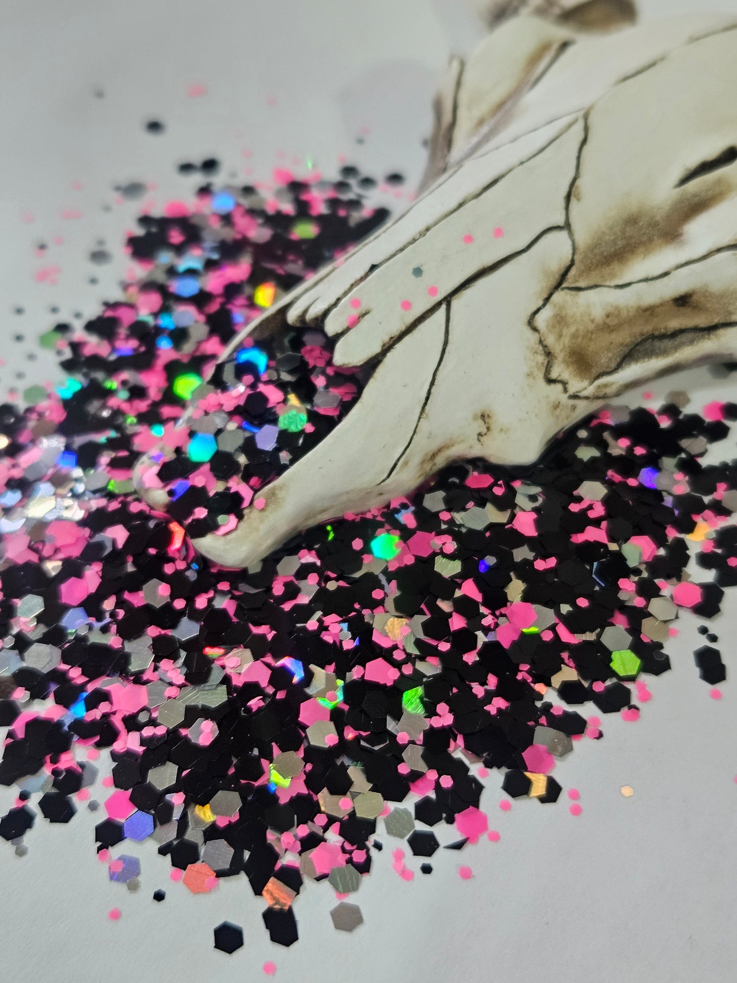"Midnight Cowgirl" Chunky Glitter