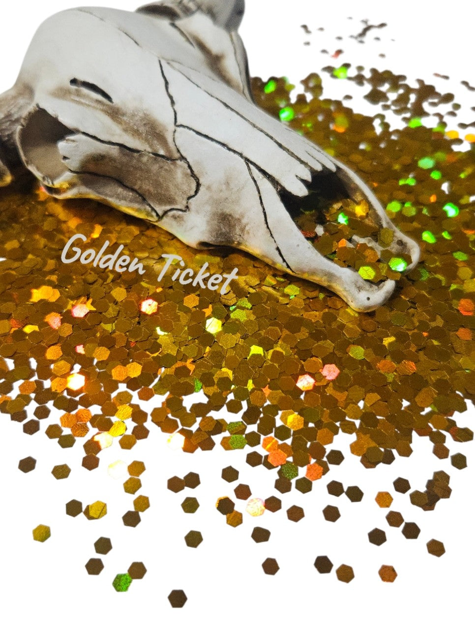 "Golden Ticket" Chunky Halographic Glitter