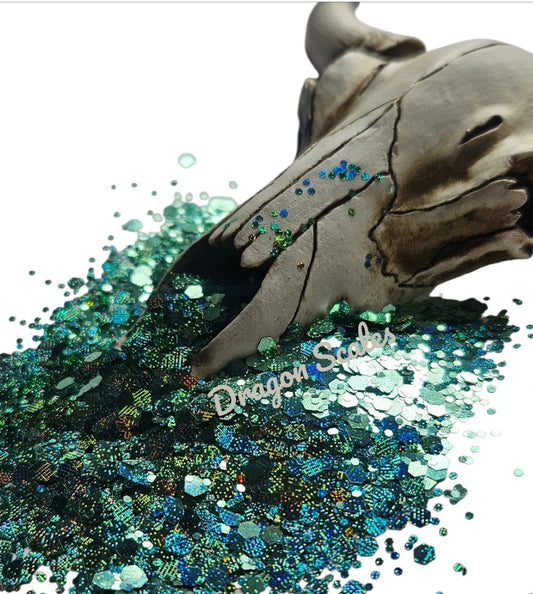 "Dragon Scales" Chunky Halographic Glitter