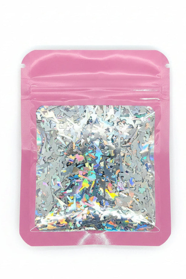 Pew Pew Glitter Shapes