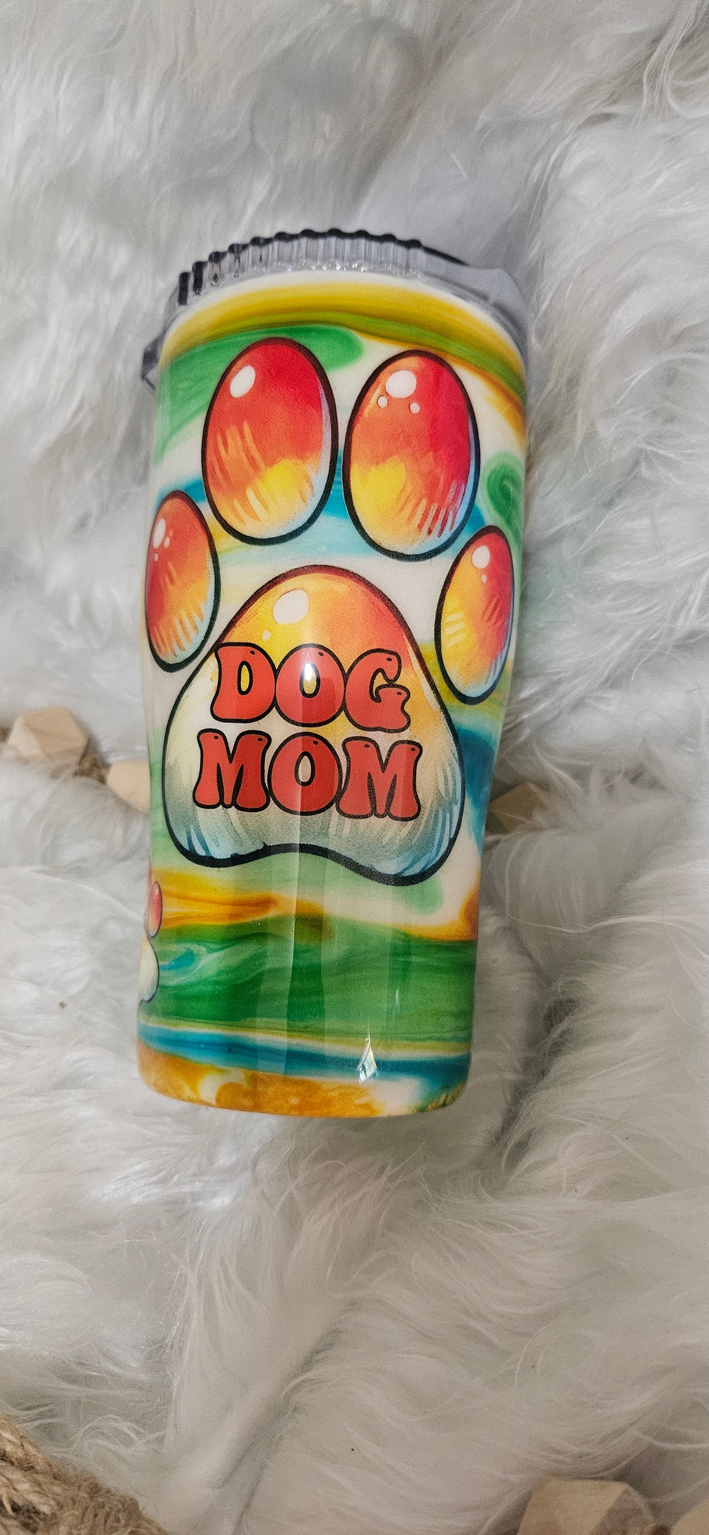 20oz curve Dog paw
