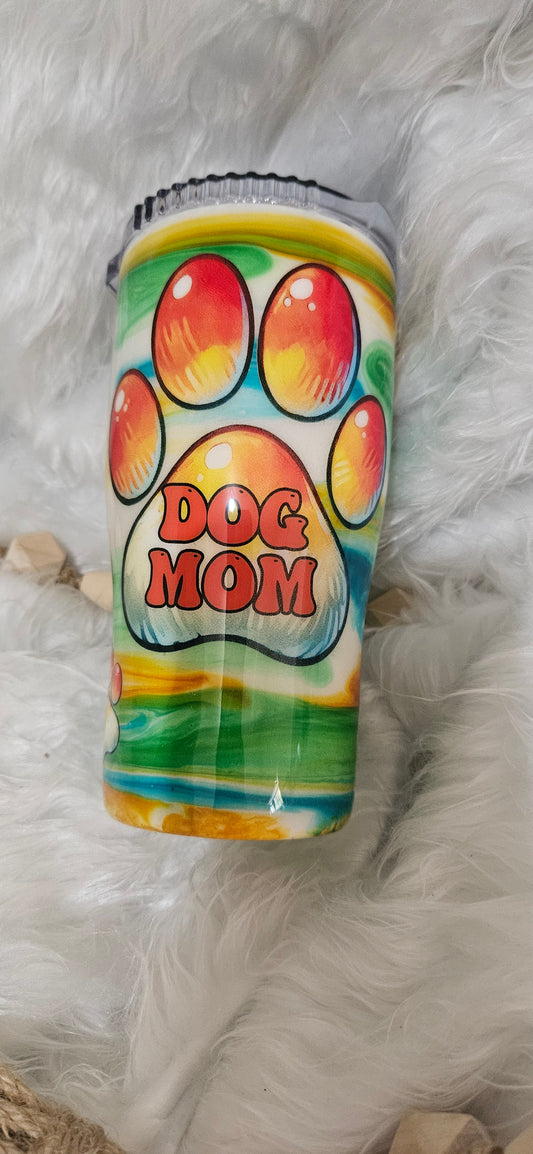 20oz curve Dog paw