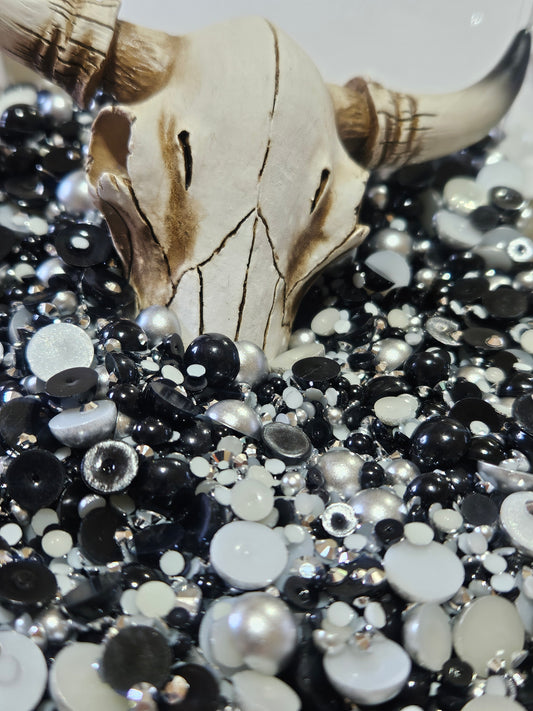 "Moon Dance" Flatback Pearls