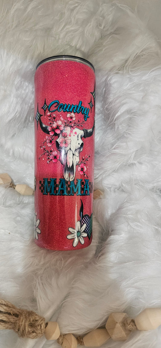 20oz skinny "Country Mama"
