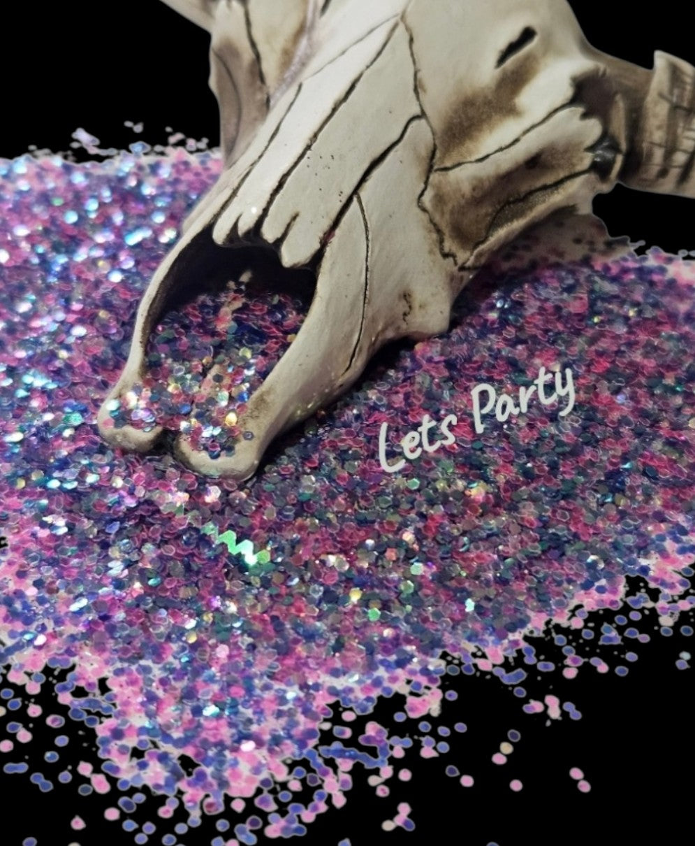 "Lets Party" Med Chunky Glitter