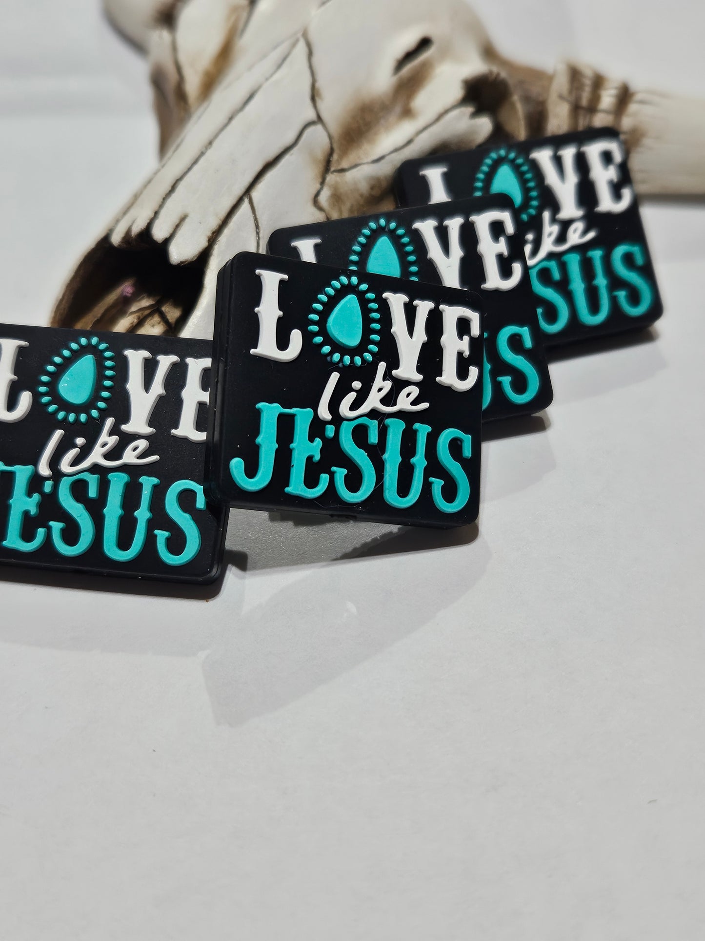 "Love Like Jesus" Silacone focal