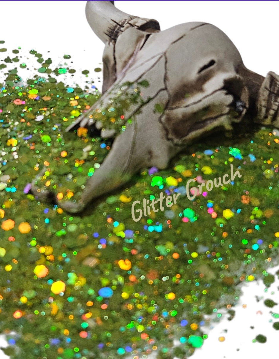 "Glitter Grouch" Halographic Chunky Glitter