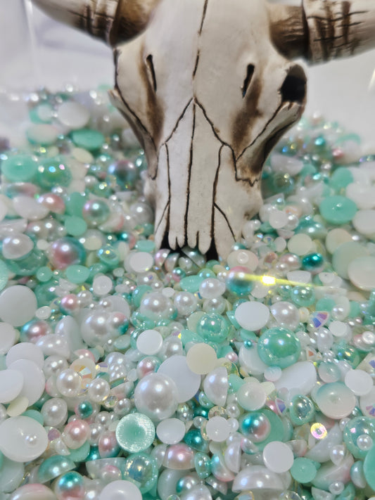 "Mint Melody" Pearls