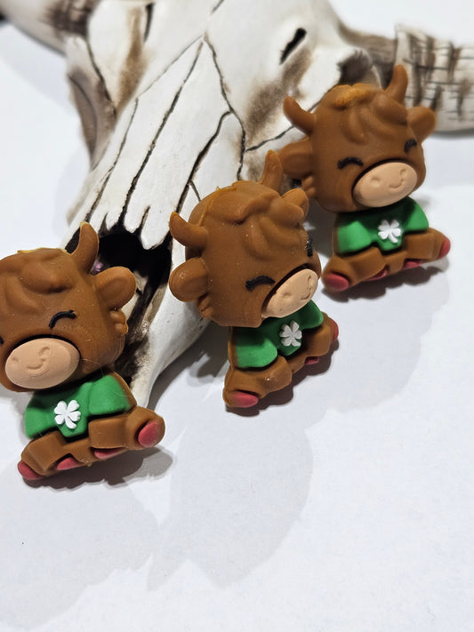 3d Silacone Highland cow Focal