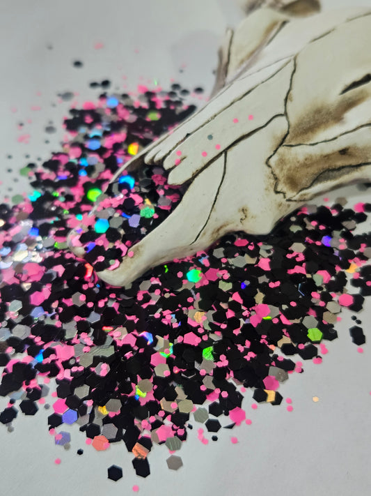 "Midnight Cowgirl" Chunky Glitter