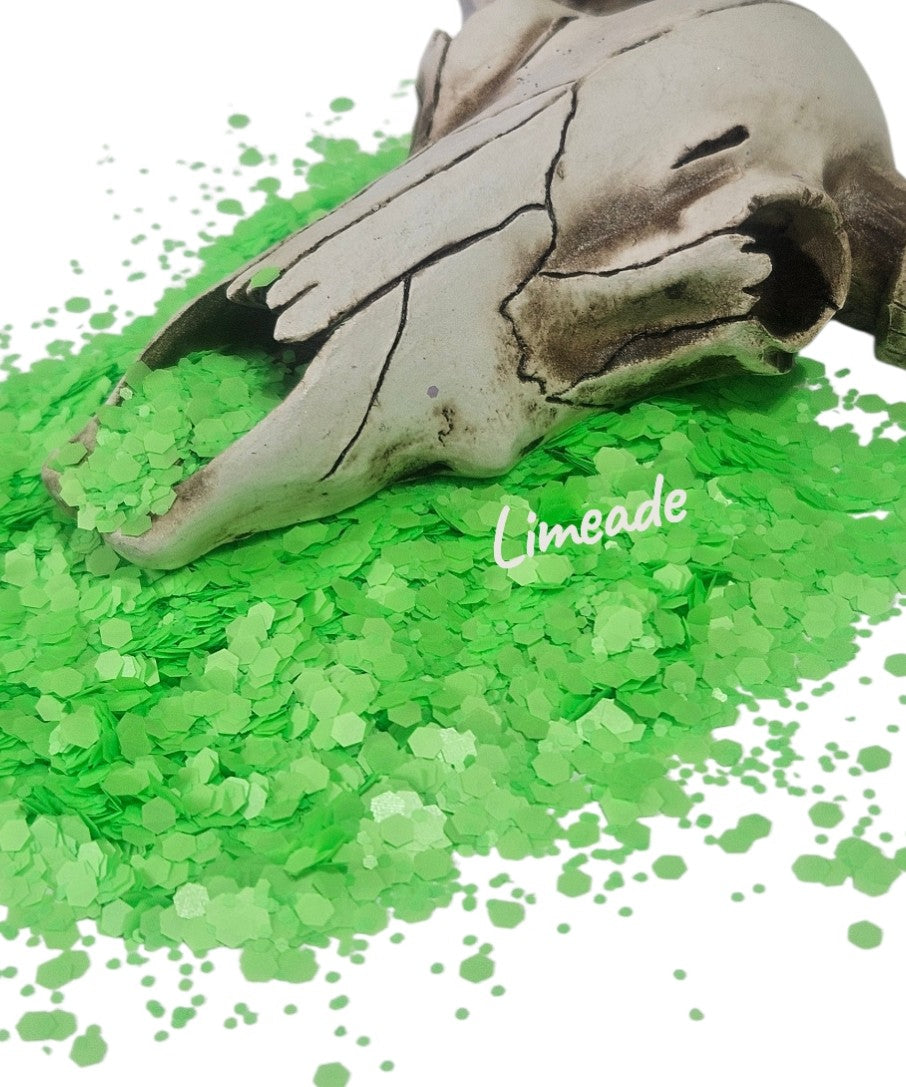 "Limeade" Matte Glitter